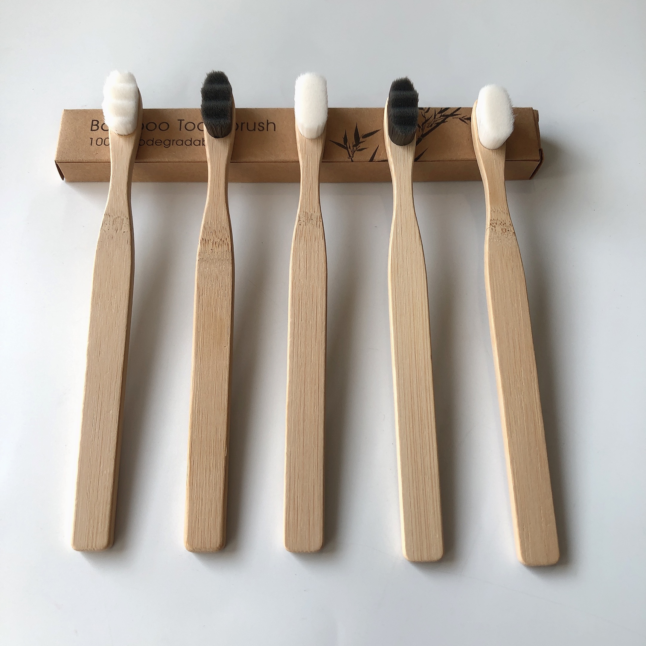 Nano Super Soft Bristle Bamboo Toothbrushes