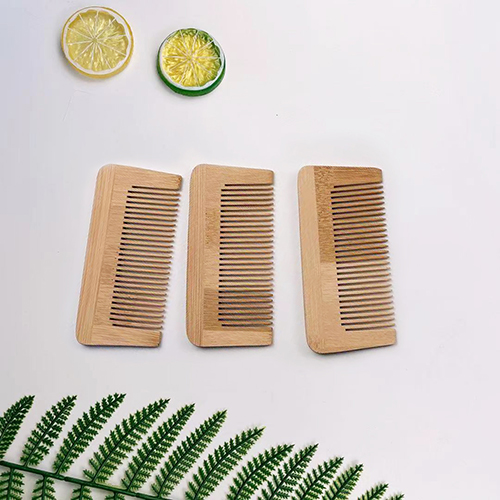 New Bamboo Comb with Short Handle Eco-friendly Bamboo Hair Brush